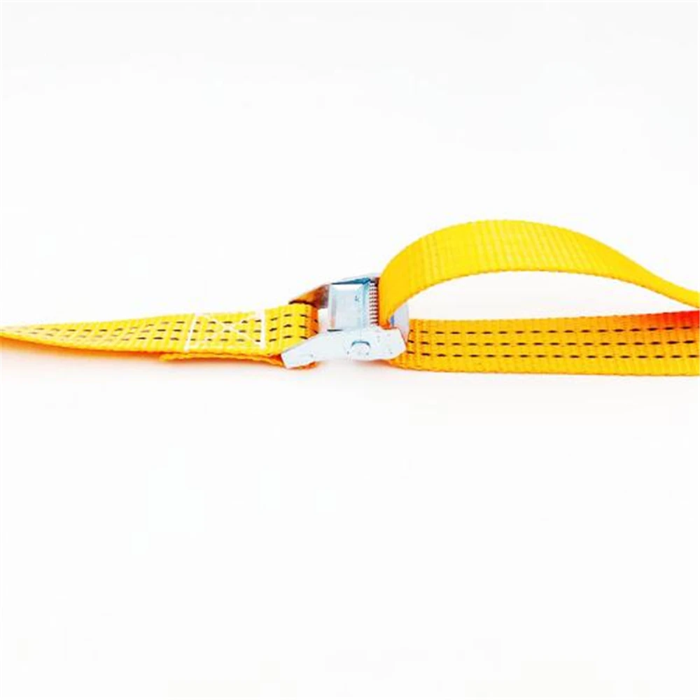 

3.8CM pressure buckle polyester belt truck cargo fast binding with fasteners fixed card board belt tensioner 6 meters