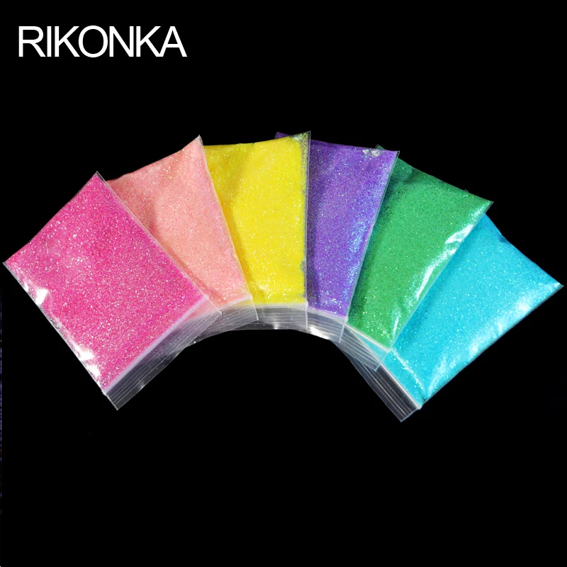

10g holographic Colorful Nail Glitter Powder Holo Sugar Dust Glitter Nail Art Decorations Dipping Manicure For UV Gel Polish