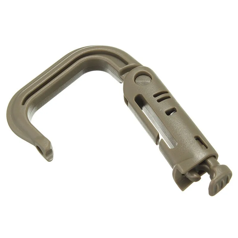 12pcs Molle Carabiner D Locking Ring Plastic Clip Backpack Snap Type Ring Buckle Tactical Hanging Hook ITW fastener Bag Buckle