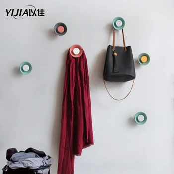 

Colourful Trumpet-shaped Behind the door hooks bedroom iron wall hanger wallet hook