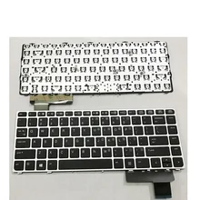 HP EliteBook – clavier anglais pour ordinateur portable, folio, 9470m, 9470m, 9480m, 9480 – 001 USA, remplace le clavier argenté