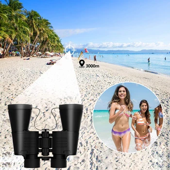 

12x50 Compact Durable Travel Camping Telescope Night Vision Magnifying Binoculars Bird Watching Handheld Outdoor Waterproof