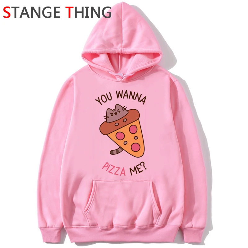 Новинка Pusheen Cat Kawaii Harajuku забавные мультяшные толстовки женские Ullzang милые кошки графическая Толстовка 90s корейский стиль толстовка женская - Цвет: 10230