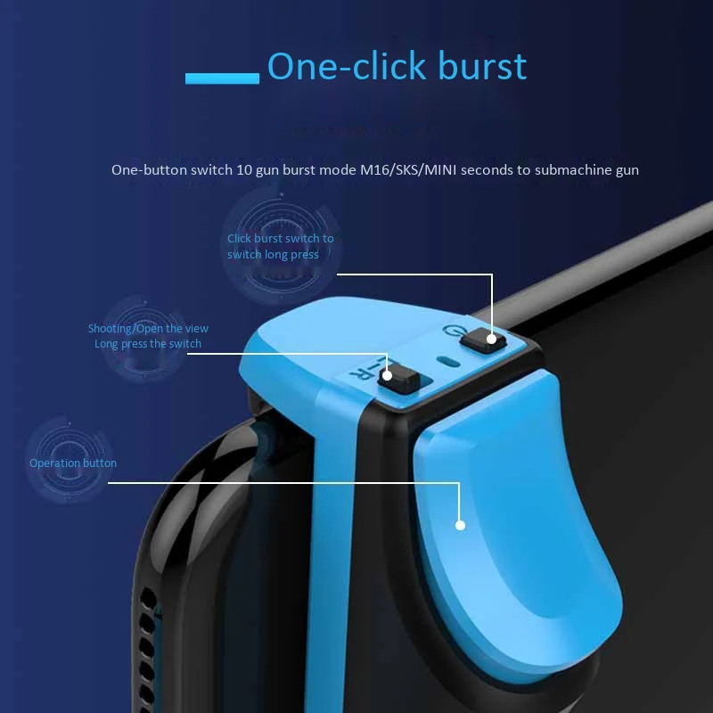 for PUBG Mobile Game Trigger Bluetooth Wireless Joystick Mobile Gamepad Controller for Android&IPHO