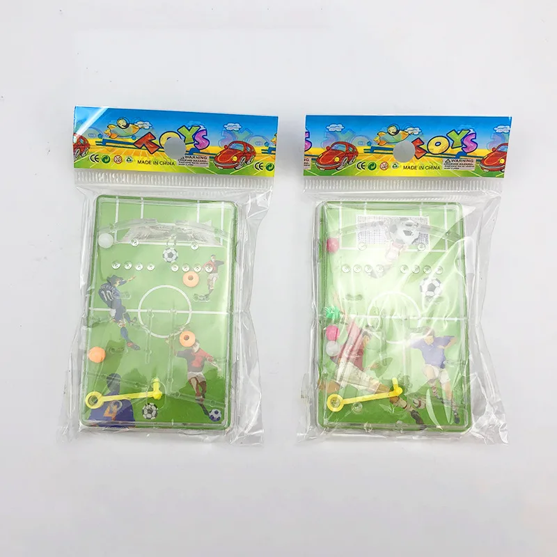 12 PCS Party Favor Pinball Game Board Football Field Shooting Pattern Kid Palm Top Toy Birthday Goodie Bag Giveaway Boy Girl