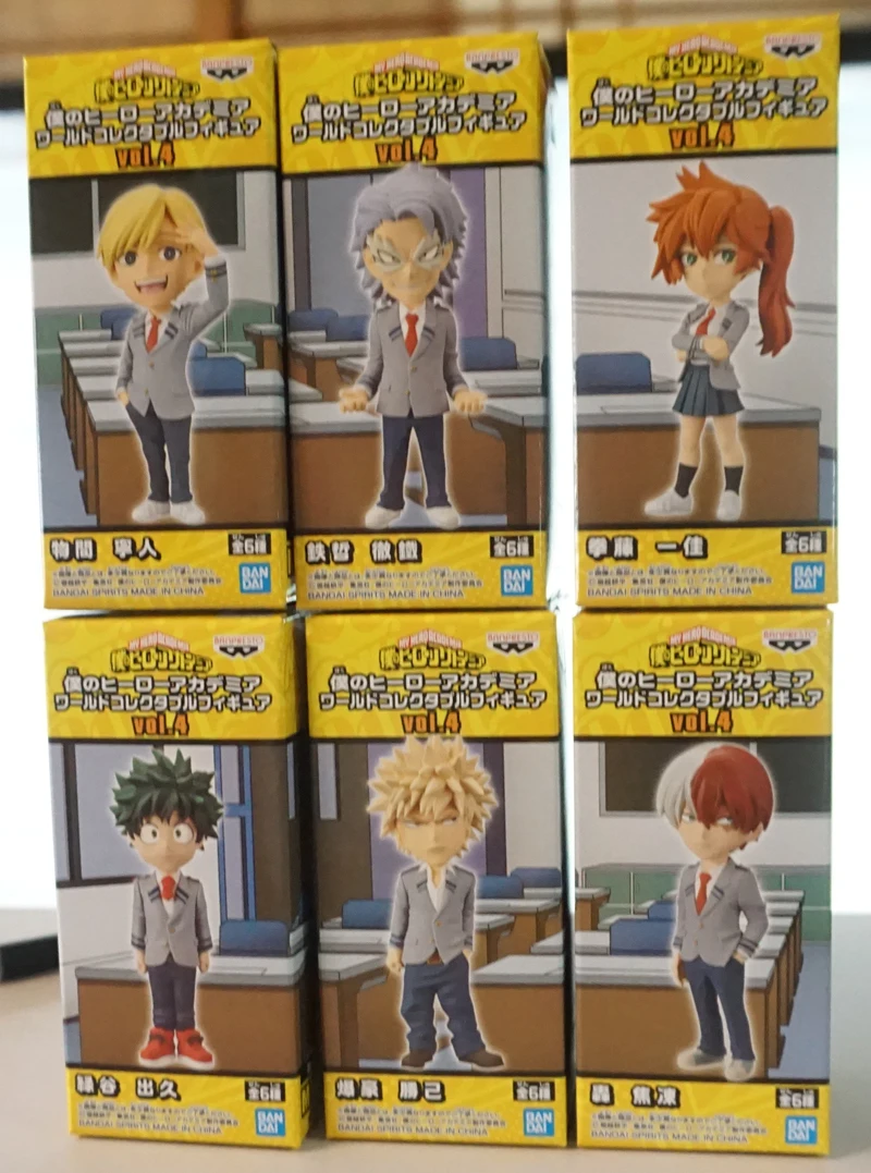 

WSTXBD MY HERO ACADEMIA WCF Vol.04 Bakugou Deku Shoto Figurals Model Dolls Brinquedos
