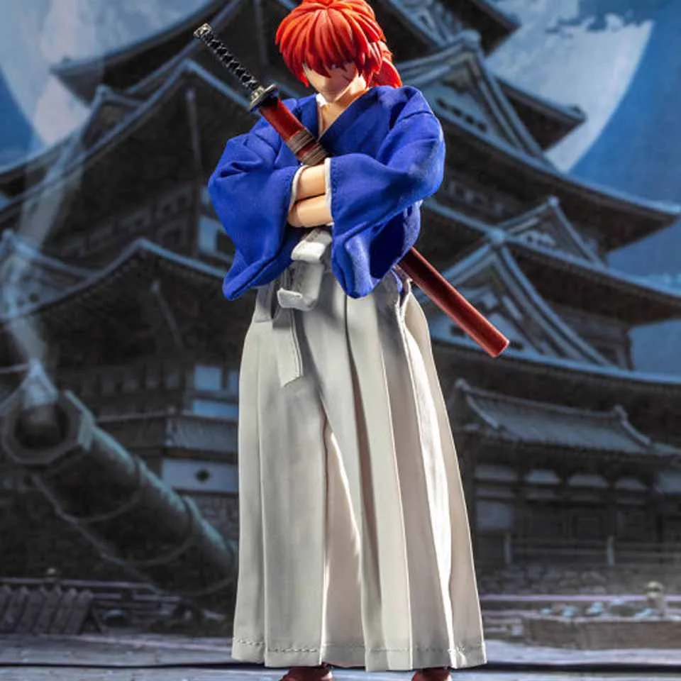 Новое изменение лица бродяга Кэнсин HIMURA KENSHIN ПВХ фигурка GT изменение в виде лица игрушка