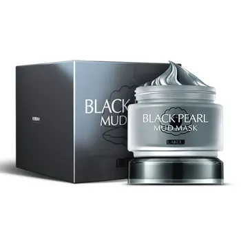 

LAIKOU Black Pearl Mud Mask Facial Oil Control Moisturizing Whitening Blackhead Removal Korean Mask Skin Care