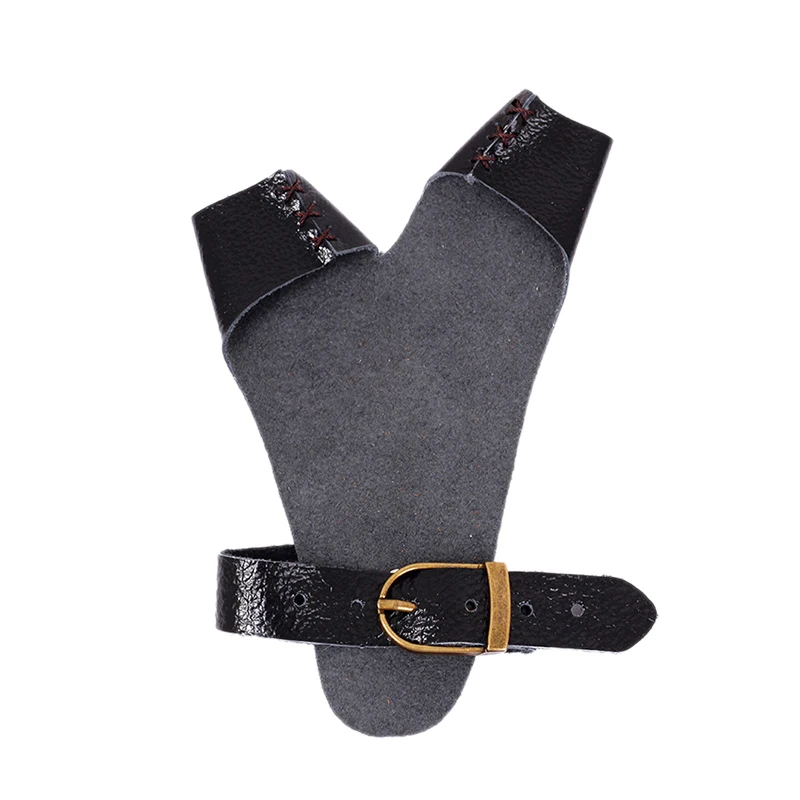 Защитные кожаные перчатки с двумя пальцами для стрельбы из лука, охотничьего лука, развлекательный инструмент