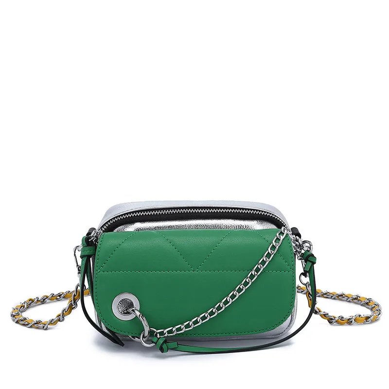 2018 New Oblique Cross Shoulder Bag Fashion Small Square Chain Women Purses and Handbags |