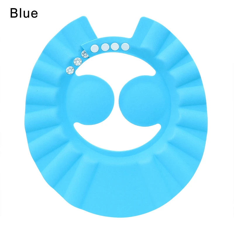 1Pc Brand New Creative Solid Waterproof Shower Cap Adjustable Earmuffs Shampoo Cap Useful Children's Bath Waterproof Shower Cap - Цвет: L