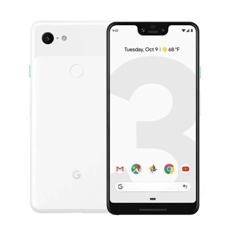 Разблокированный Google Pixel 3XL сотовый телефон 6," Qualcomm845 двойная фронтальная камера 4 Гб ram 64 Гб/128 ГБ отремонтированный телефон