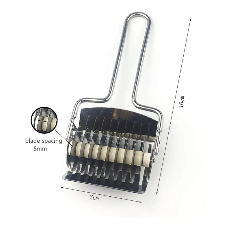 Pressing Machine Non-slip Handle Kitchen Gadgets Spaetzle Makers Noodles Cut Knife 1PC Manual Section Shallot Cutter