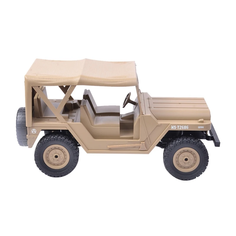 Yellow BG1522 1/14 2,4G 4WD гусеничный внедорожный Радиоуправляемый альпинистский грузовик багги игрушки высокоскоростная Автомобильная фара RTR дети - Цвет: Yellow