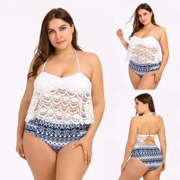 

2020 New Sexy Two Piece Swimsuit Women Patchwork Bathing Suits Fashionable Swimwear Summer Beach Wear Swim Suit Plus Size M-2XL