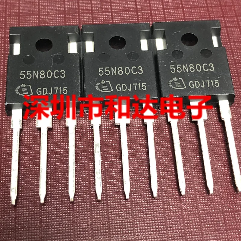 

5pcs/lot 55N80C3 SPW55N80C3 TO-247 850V 150A