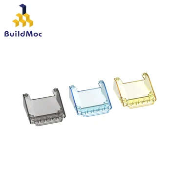 

Buildmoc Bricks 28782 6X6X2 2 stud windshield on top For Building Blocks Parts DIY Construction Christmas Gift Toys
