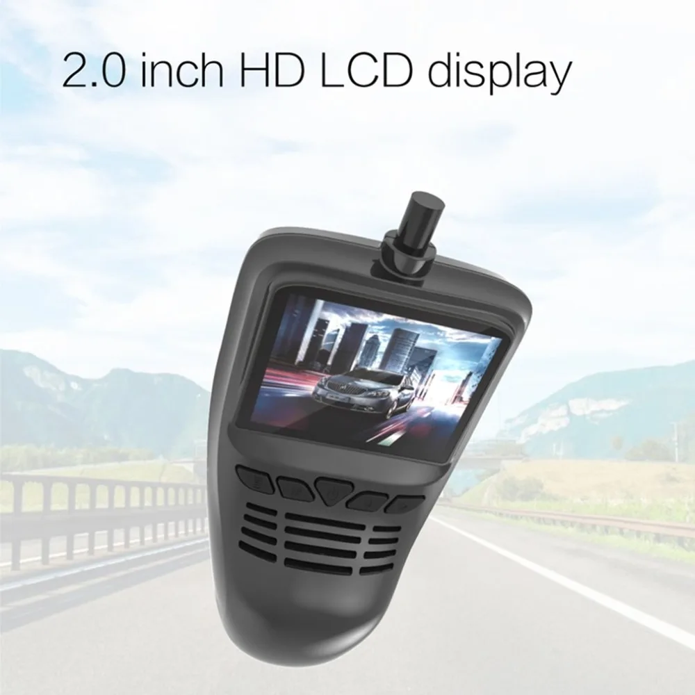 Мини 2,0 дюймов 170 градусов Автомобильный видеорегистратор 1920*1080P wifi камера рекордер ночного видения HD тахограф безопасный Asystem