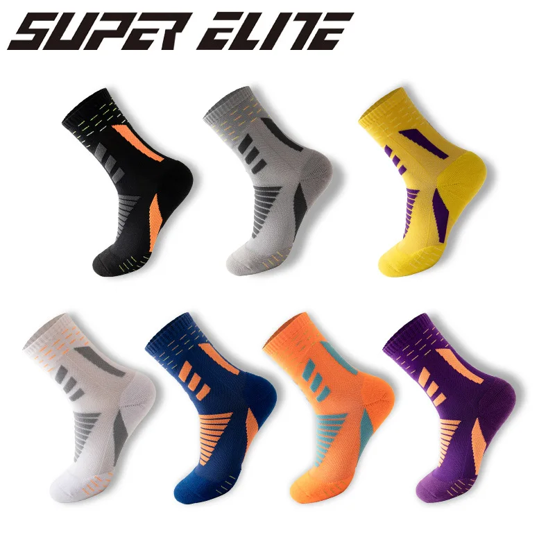 

Men Sports Socks Riding Cycling Basketball Running Hiking Tennis Ski Women Outdoor Sports Socks Breathable Athletic Socks