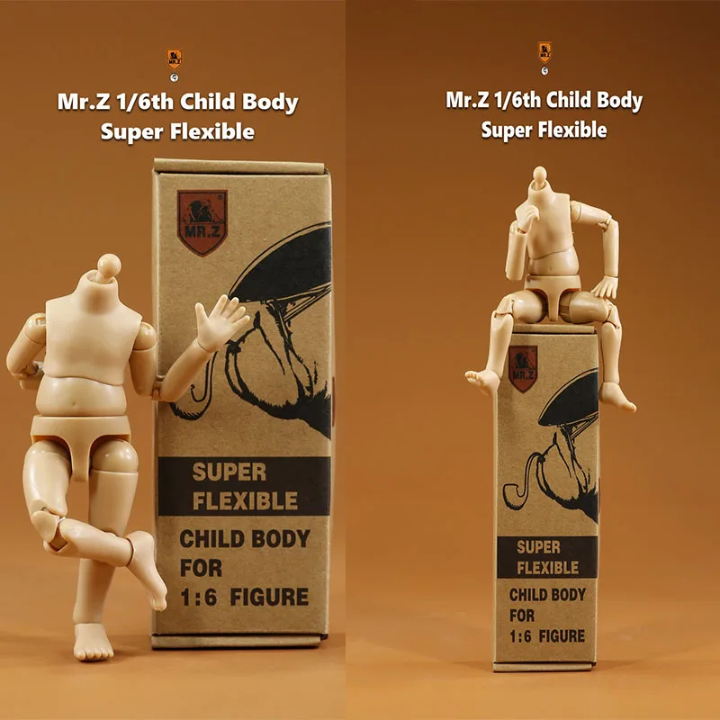 Mr.Z 1:6 Bambino 15Cm Action Figure In Pvc Baby Body Fit 7 "Pocket Zootopia Soldier Doll