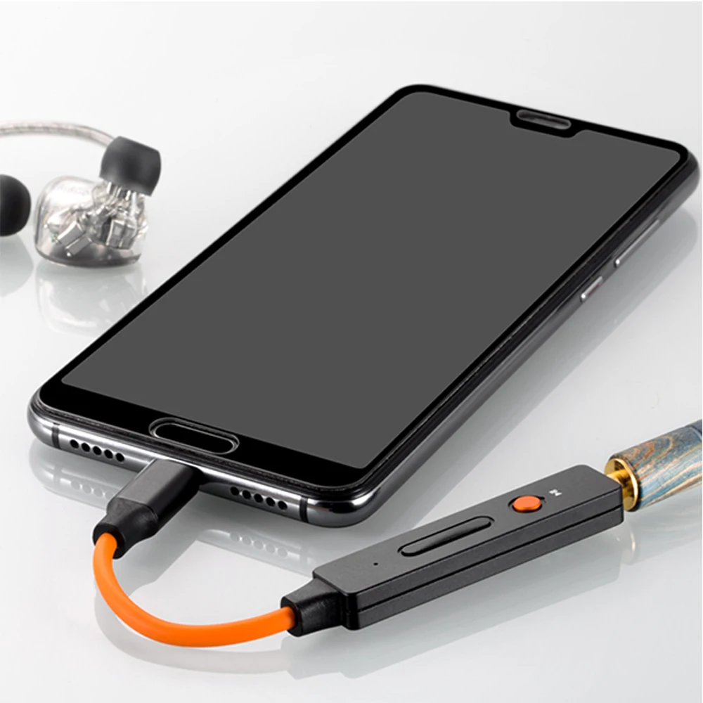  XDuoo Link Type-C to 3.5mm ESS9118EC Decoding Portable Headphone Amplifier Adapter Cable