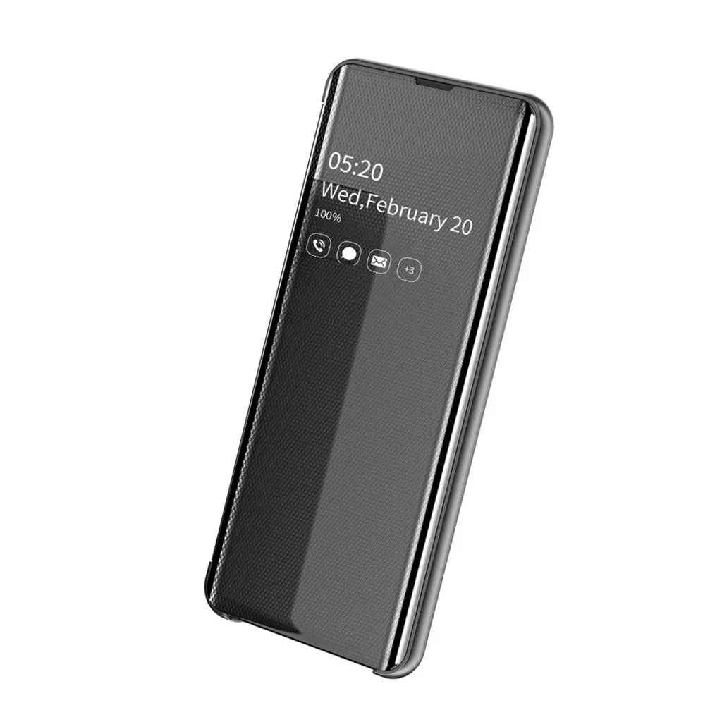 Умный зеркальный флип-чехол для телефона samsung Galaxy Note10 против царапин, Пыленепроницаемый Чехол для телефона, роскошный Ультратонкий чехол для телефона