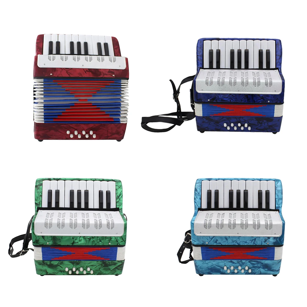 IRIN 17 Key 8 Bass Piano Accordion Musical Instrument for Performance