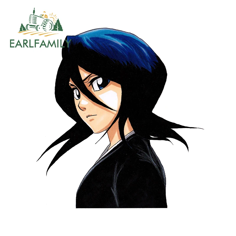 

EARLFAMILY 13 см x 12,3 см для отбеливателя Kuchiki Рукия автомобильные наклейки водостойкая изящная Наклейка Автомобильные аксессуары модные устойчивые к царапинам