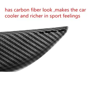 

Carbon Fiber Style Navigation Panel trim Dashboard Cover Interior Useful New