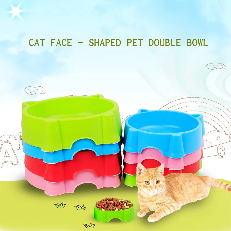 

2019 New Cat Pet Bowl for Dog Cats Feeder Utensils Small Medium Dogs Food Water Bowls Pet Tableware Accessories