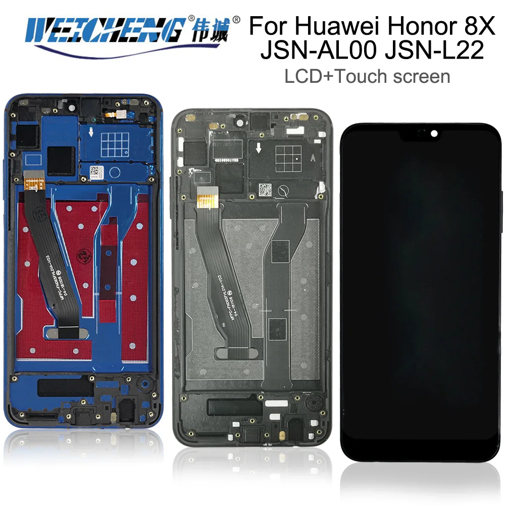 Для Huawei Honor 8X Max ЖК-дисплей сенсорный экран с рамкой для View 10 Lite дисплей ЖК-JSN-L21 L22 L23