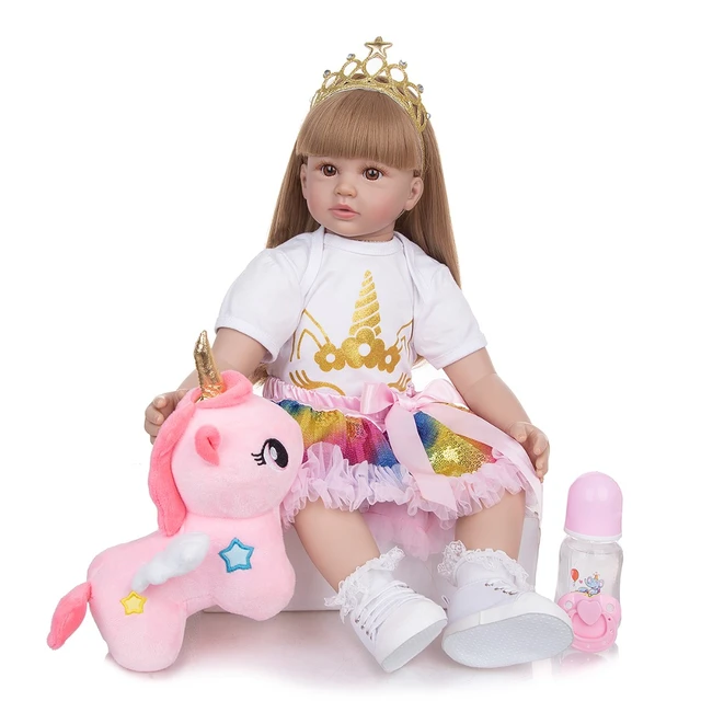 Compra online de Keiumi 24 Polegada bebe reborn realista pano