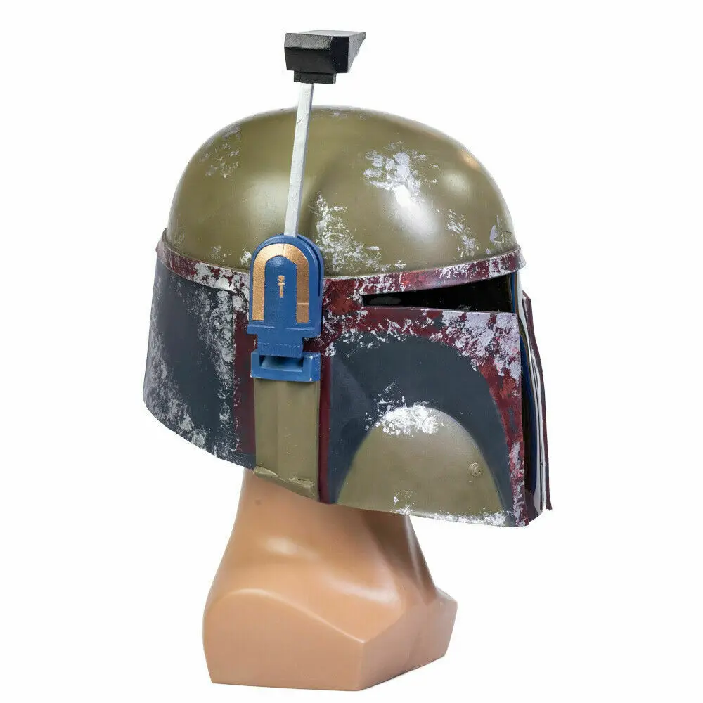 XCOSER Star Wars 9 Boba Fett Helmet - The Mandalorian Full Head Mask Cosplay Prop Movie Replica - New Men's Costume image 6
