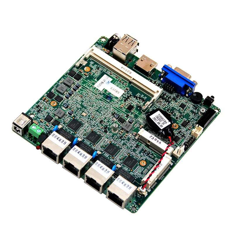 

Factory Celeron Nano 4 *I1211AT Lan Port Firewall Thin Server Motherboard J1800 Processor 4GB RAM
