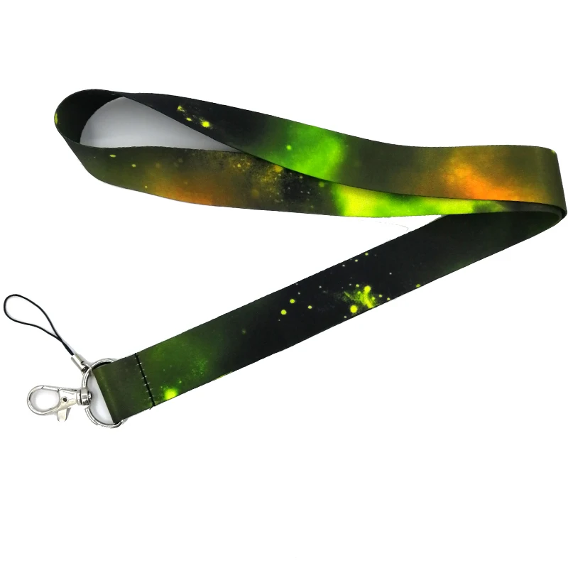 Звездное небо Туманность шейный ремень брелок ремешки для ключей ID карты держатель для мобильного телефона ремни Висячие веревки телефон шарм тесьма