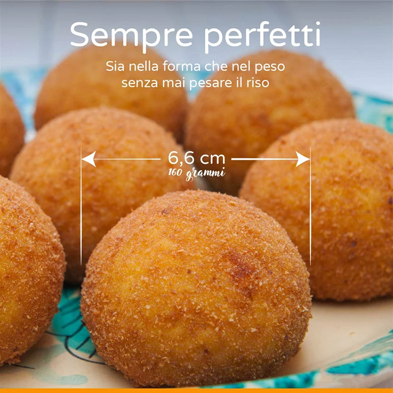 Arancini производитель пресс-формы, 160 грамм, рисовый шар производитель пресс-формы, самодельный фаршированный мясной шариковый производитель, точечная/круглая форма