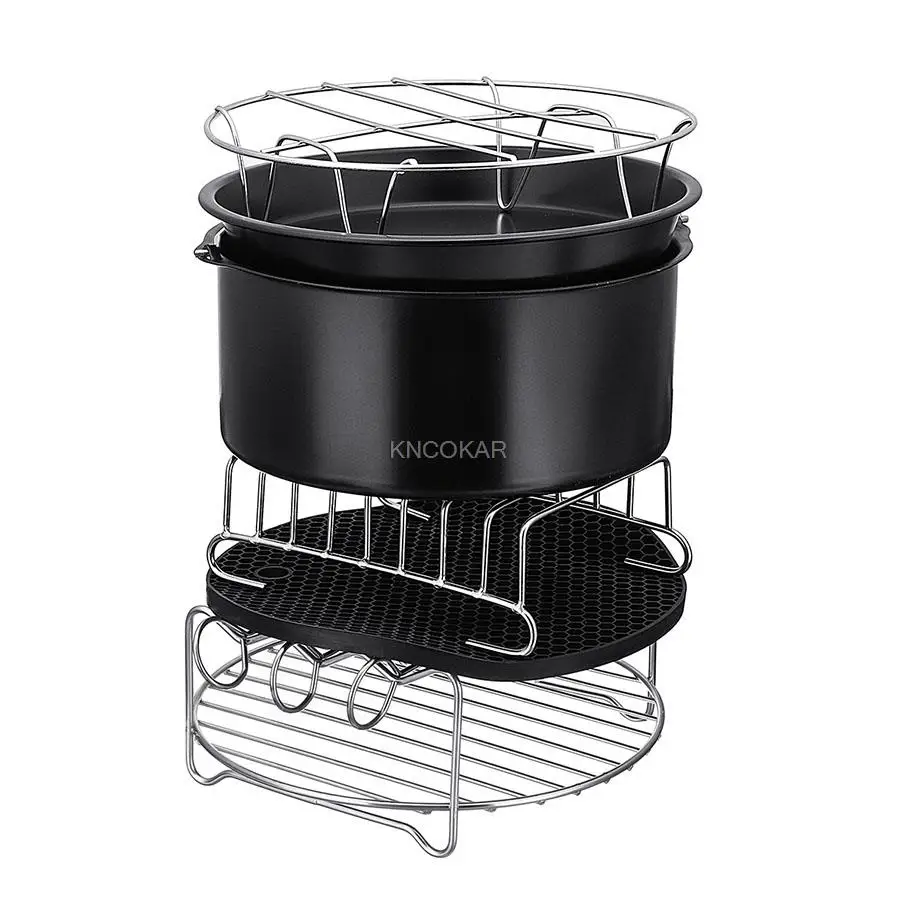 ir Fryer Accessories 9" Baking Basket Grill and Pizza Plate for 9in12 pieces 5.3QT-6.8qtupD400