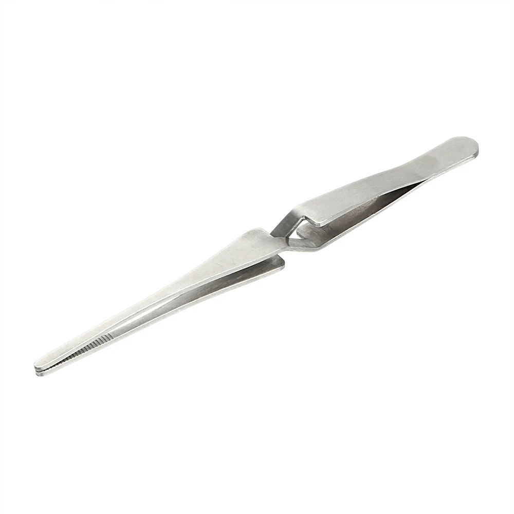 Tweezer Tool NICEYARD Non-slip Tweezers Stainless Steel Cross Lock Reverse Action Tweezer Save Effort Maintenance Tools