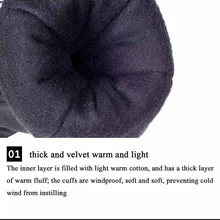 Новые Зимние перчатки для катания на лыжах полный палец толстые водостойкие термостойкие перчатки на открытом воздухе Зимние мотоциклетные велосипедные перчатки