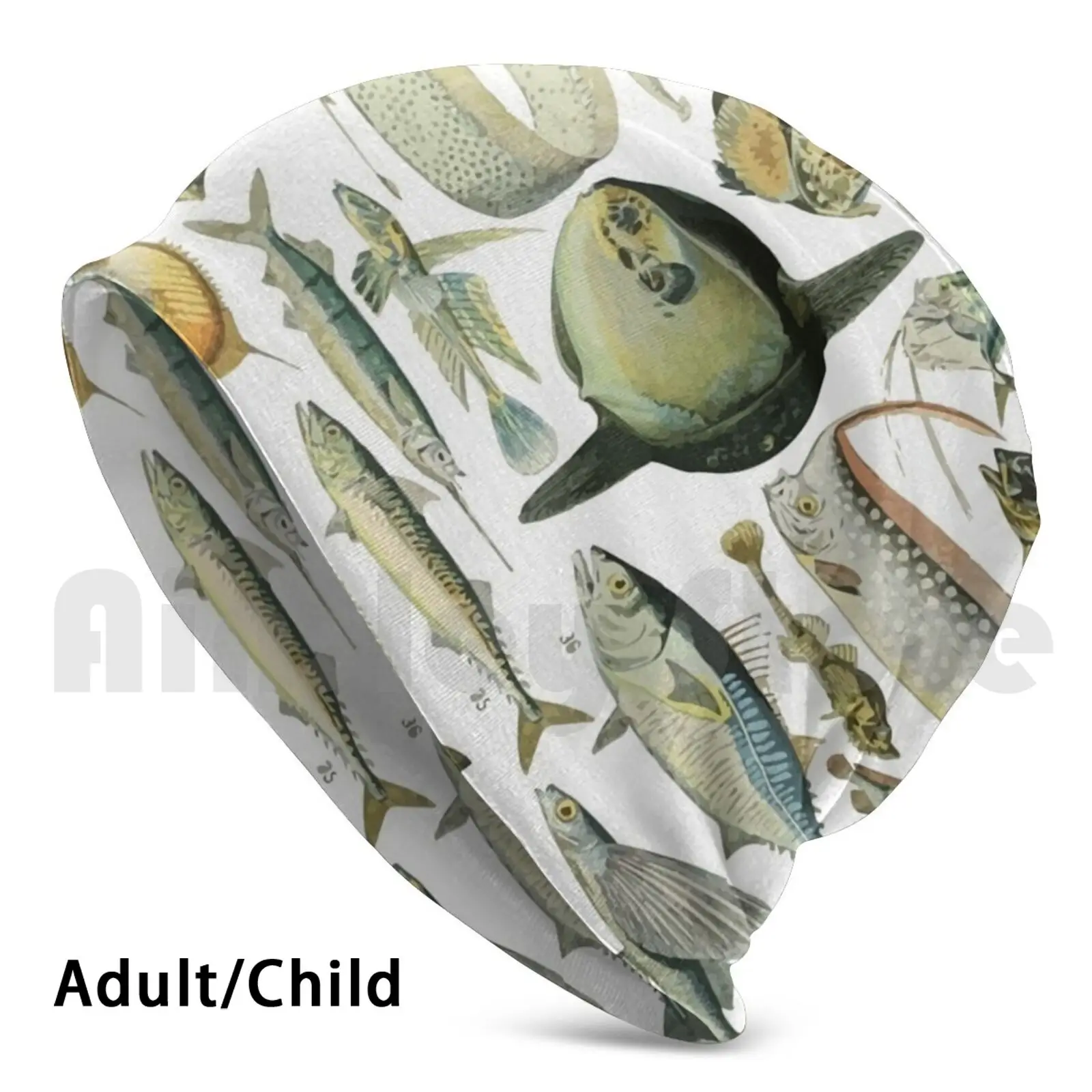 Adolphe Millot Poissons Fish Berretti Pullover Cap Confortevole Poisson Fish Pesce Artist Beautiful Math Poissons