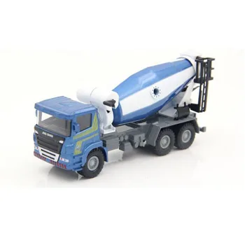 

1/60 Scale Diecast Alloy Metal Excavator Cement mixer Truck Wheel Engineering Construction Vehicle Car Model Toy Collections