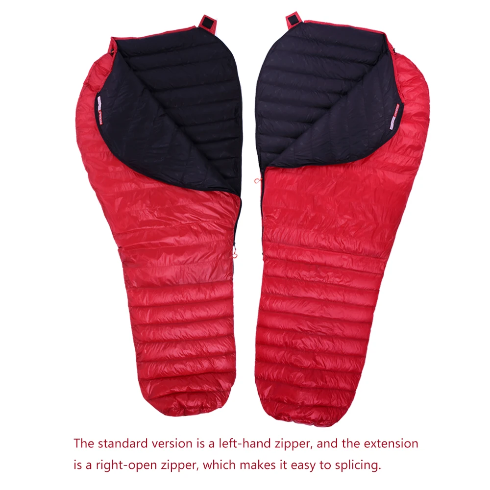 Goede AEGISMAX NANO Outdoor Camping Ultralight Tent Mummie Wit Ganzendons Drie Seizoen Slaapzak Nylon Tas Draagbare splicing