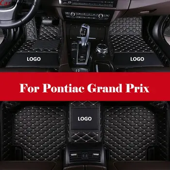 

Luxury Waterproof Leather Auto Floor mats Front + Rear All Weather Interior Mat Carpet For Pontiac Grand Prix