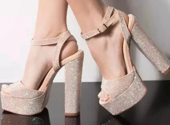 pink diamond heels