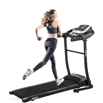 

Folding Working Treadmill for home Small Electric Treadmill Mute Shockproof Treadmill Wide Run Belt Smart sport machine black