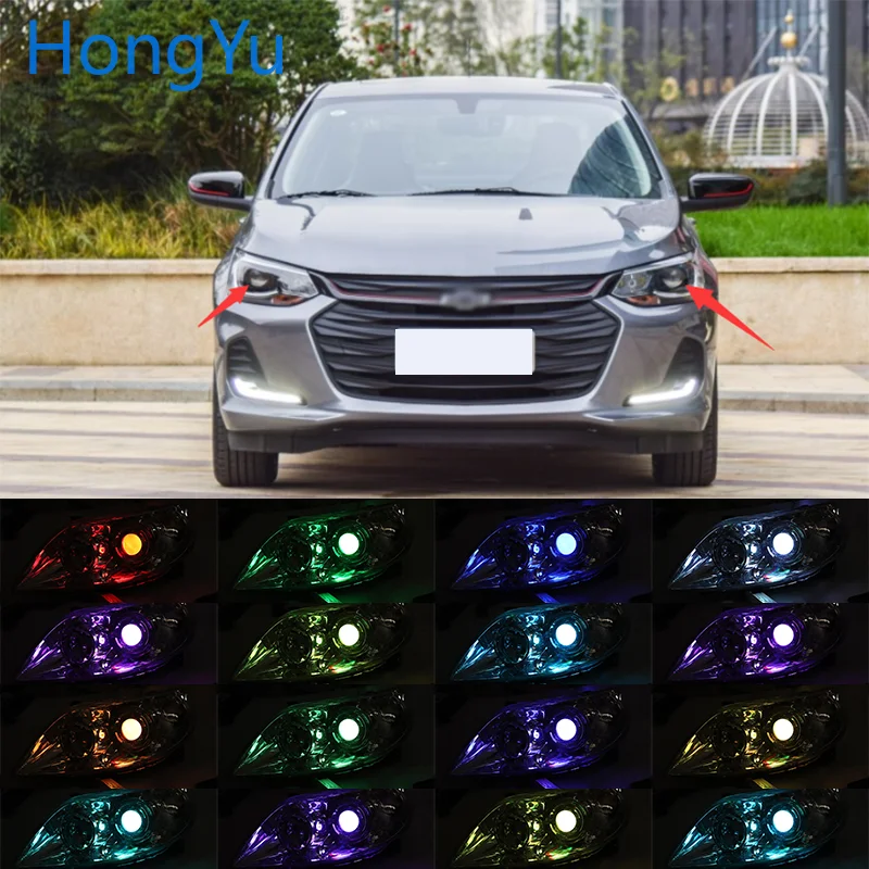 

Wireless Control RGB LED Demon Eyes light Kit For Chevrolet Cavalier 2019 2020 Projector Lights Lens