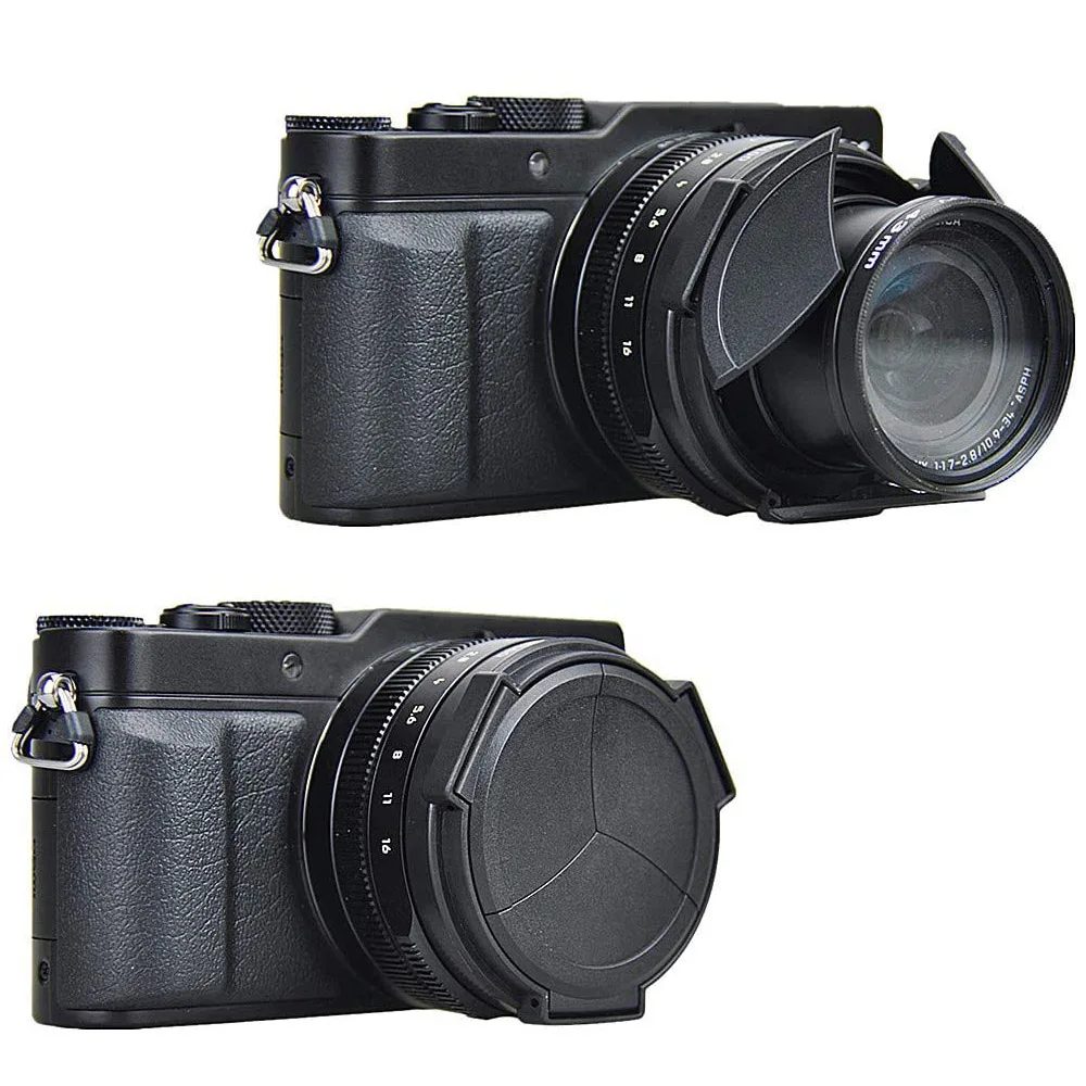 Автоматическая Крышка для объектива JJC Panasonic LUMIX DMC LX100 LEICA LX100II (тип 109)|lens cap|auto lens