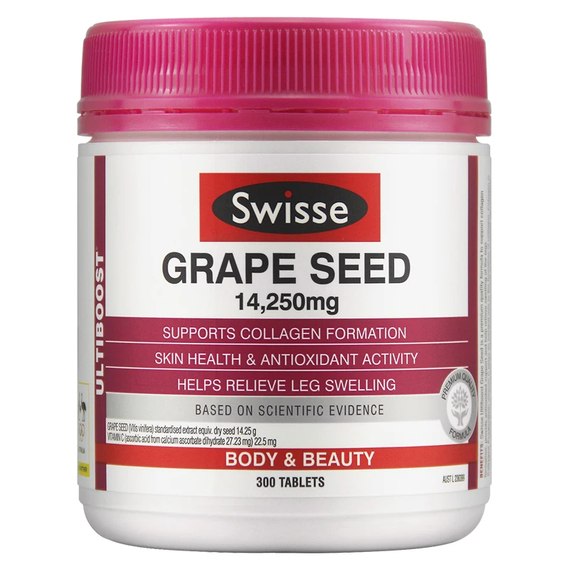 Swisse Ultiboost Grape Seed 14,250mg 300 Tablets (2)