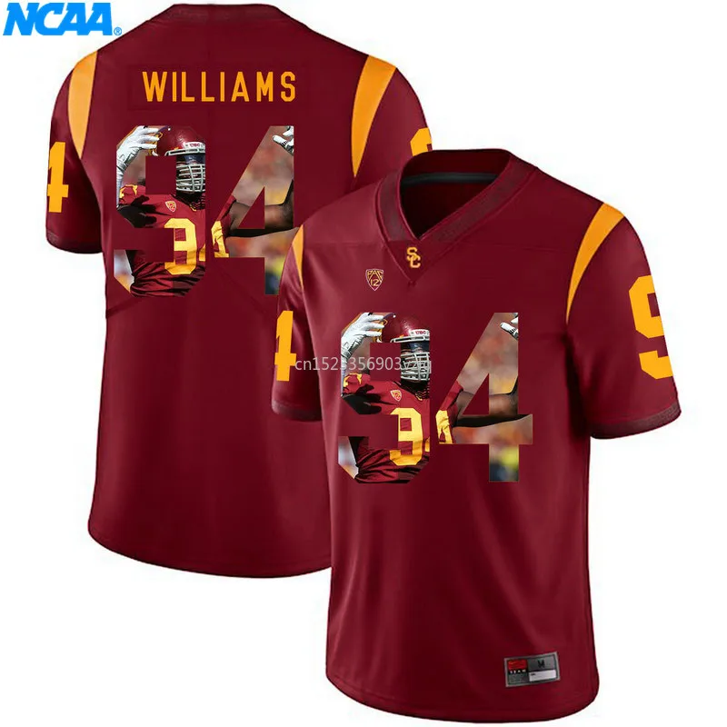 Новое поступление, высокое качество, Leonard Williams#94, Маркус Аллен#33, Молодежная Футболка для колледжа, трикотажные изделия, S-XXXL