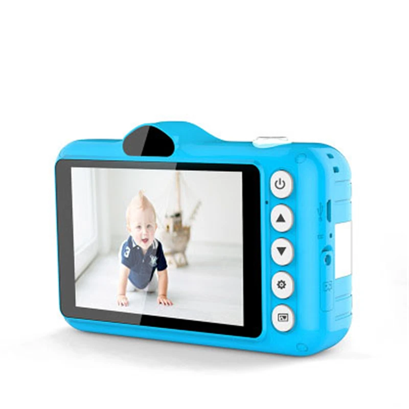 Mini Digital Camera 3.5 Inch Cartoon Cute Camera Toys Children Birthday Gift 1080P Toddler Toys Students Education Video Camera